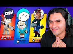 YOUTUBERS DECIDEM MEUS BRAWLERS no Brawl Stars