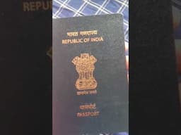 My Dream Indian Passport #short