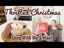 Thrifting For Vintage Christmas | Shopping At Goodwill & Haul