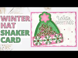 Winter Hat Shaker Card | Pretty Pink Posh