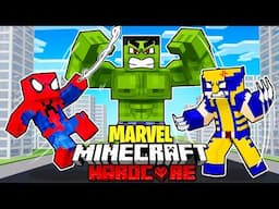 100 Players Simulate MARVEL in Minecraft...