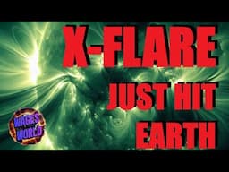 LIVE COVERAGE- X-FLARE JUST HIT EARTH /NASA NOAA SAY PLASMA WILL HIT EARTH / RADIATION STORM ONGOING