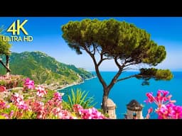 Sicily 4K - Beautiful Sicilian Countryside with Soothing Relaxing Music (4K Video Ultra HD)