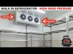 HVACR: Water Source Walk In Refrigerator Not Cooling/High Head Pressure (Troubleshooting & Repair)