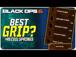 The Best Underbarrel Grip & Are Recoil Springs Worth it? (Black Ops 6)