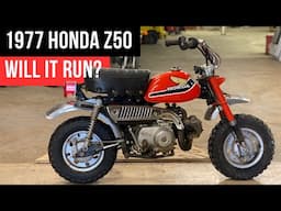 1977 Honda Z50 First Start In 25 Years!