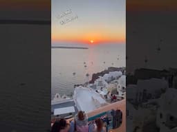 Santorini oia sunset #short #santorini #oia #sunset #greekisland #cyclades #travel