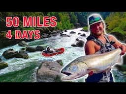 CAMPING & FISHING 50 Miles Down The Most Beautiful River In The World!