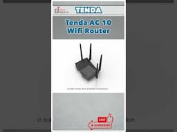 Tenda AC10 AC1200 Wireless Smart Dual-Band Gigabit WiFi Router | #best wifi router for home #shorts