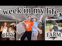 Week in my Life 👶🏼✨ Farm Living as a City Girl (having fun and getting organized)