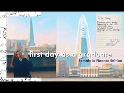 🏦 first day as a graduate analyst in london - female in finance vlog 💼