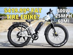 Is this $419.99* Cheap Amazon Fat Tire Ebike any good???