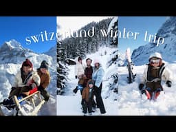 | SWITZERLAND WINTER TRIP | First time skiing with the kids!