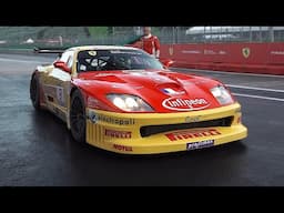 The glorious sounding Ferrari 550 Maranello GT1 | 6.0 V12 engine Start up, Warm up & More!