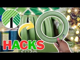 GENIUS 🤯 Dollar Tree DIY Crafts Using Foam Rings | Christmas DIY Crafts