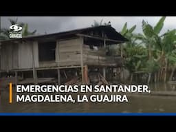 Crisis humanitaria en Chocó por intensas lluvias: comunidad, cultivos y animales, en riesgo