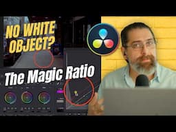 Get Accurate Colors Even Without a White Object. DaVinci Resolve.