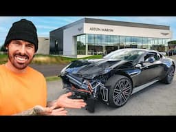 I BOUGHT A WRECKED ASTON MARTIN DB12 THEN REBUILT IT IN 24 HOURS