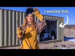 I learned how to Weld (so nervous!) // Off-Grid Improvements