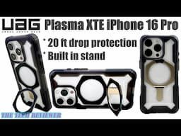 UAG Plasma XTE for iPhone 16 Pro: 20 ft Drop Protection * MagSafe * Built in Stand!