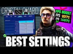 Best SETTINGS for High FPS & High Visibility With Low Input Lag in Rainbow Six Siege High Calibre