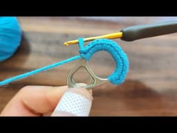 Wow.!😱Do not throw away old Opening Ring!🎄You will Amazing resultsAWESOME EASY IDEA!😍CROCHET GIFT🎄