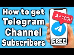 How To Increase Telegram Subscribers 2024