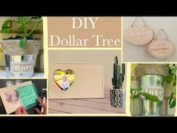 DOLLAR TREE DIY FARMHOUSE DECOR | wood craft