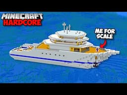 I Built The RICHEST BOAT In Minecraft Hardcore (#98)