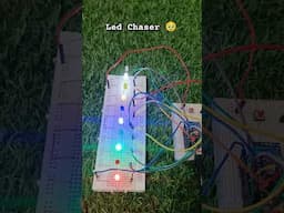 Led Chaser   🫡🥳 #arduinoproject #shorts #viral #youtubeshorts