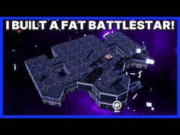 I Built A Fat Battlestar .. BATTLESTAR CHONKERS! - Remains Ep 3 - SciFi Survival Building Game