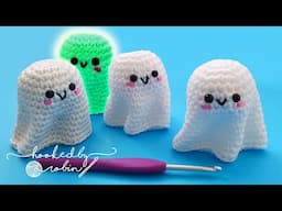 Crochet Amigurumi Ghost - NO SEWING REQUIRED 👻