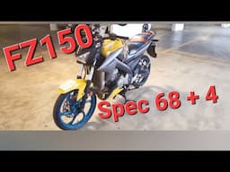 FZ150i Spec 68 + 4 Test Power Pickup 0 - 100kmh Top Speed ?