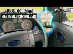 Custom Cup Holder for a Fiesta MK6!!