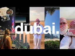 NYE in dubai  | from city lights to desert sights