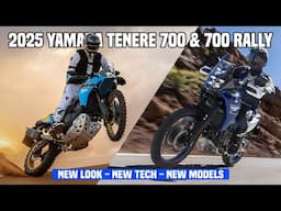 Yamaha Tenere 700 gets a new look, new models and upgrades for 2025!