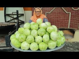 Cabbage Manchurian Recipe | Veg Manchurian - Indo Chinese | Veg Village Food