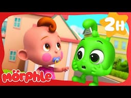 Giant Baby Sitting! | 🔴 Morphle VS Orphle 🟢 | Kids Cartoon Videos