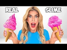 Slime Food Vs Real Food Challenge