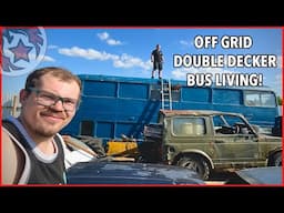 Moving into a Double Decker Bus to live off the grid