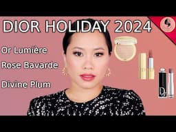 DIOR HOLIDAY 2024 | Forever Couture Luminizer, Rouge Dior - Rose Bavarde, Dior Addict - Divine Plum