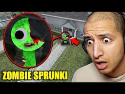 Drone Catches ZOMBIE SPRUNKI Outside My House...