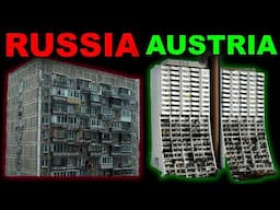 Russian VS Austrian Commieblocks.