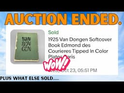 Are You Surprised at This Auction Result?? Plus What Sold on Ebay the week of October 14-20, 2024