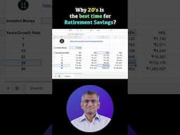 ஏன் 20's is the best time for retirement savings