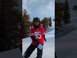 Close Call: Skier's Encounter with Black Bear at Heavenly Ski Resort