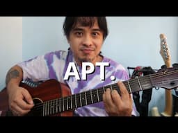 APT guitar chords tutorial | ROSÉ & Bruno Mars