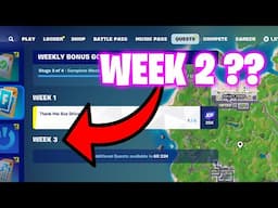 Where is Week 2 Quests - Fortnite Remix ( Challenges missing)