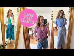 What I made in JUNE 2024 ☀️ Summer Sewing | It`s Sew Tanschi #sewingmakes