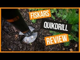 Fiskars QuikDrill Review - The Hand-Held Drill That Makes planting bulbs Easy